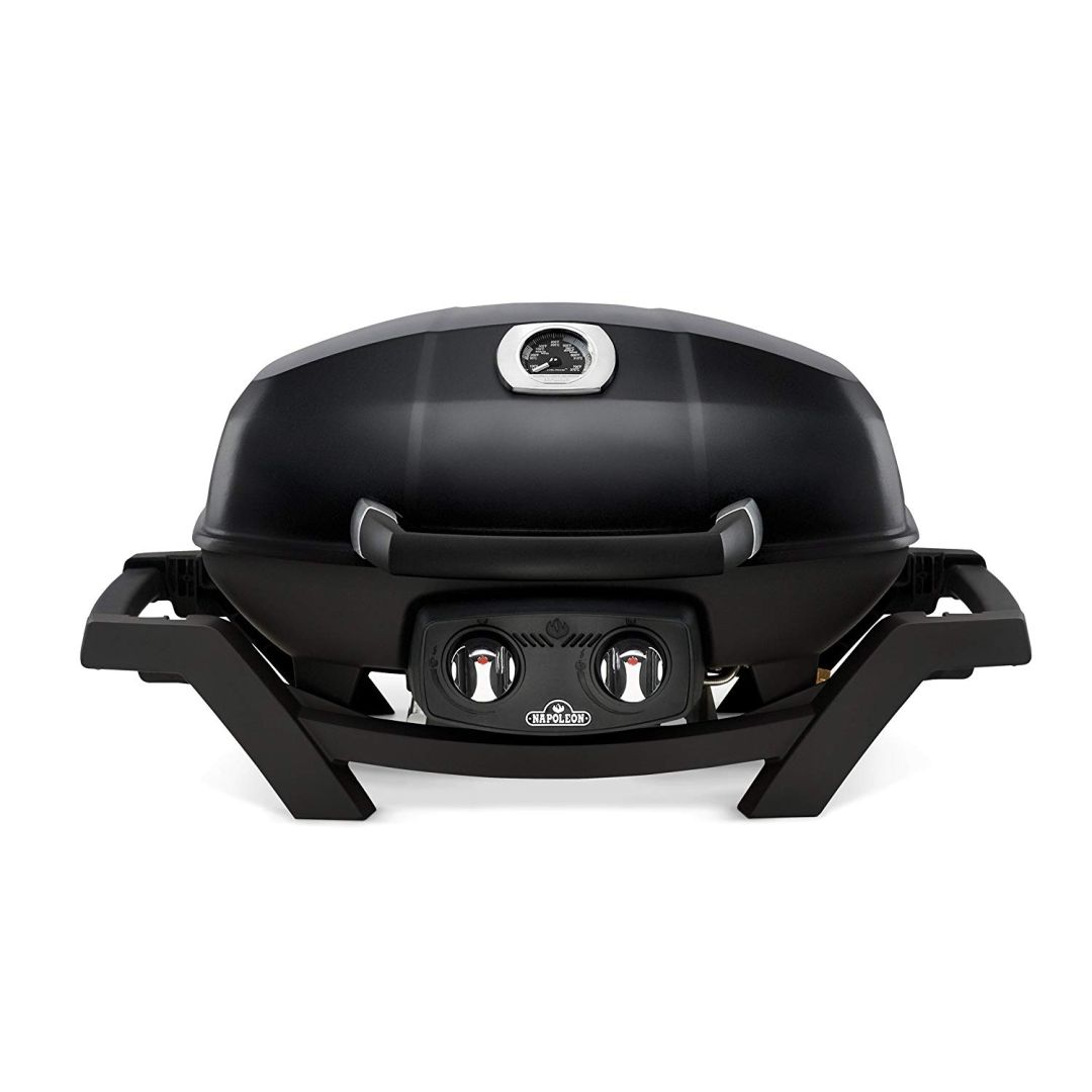 TravelQ PRO285 Propane Gas Grill - Black