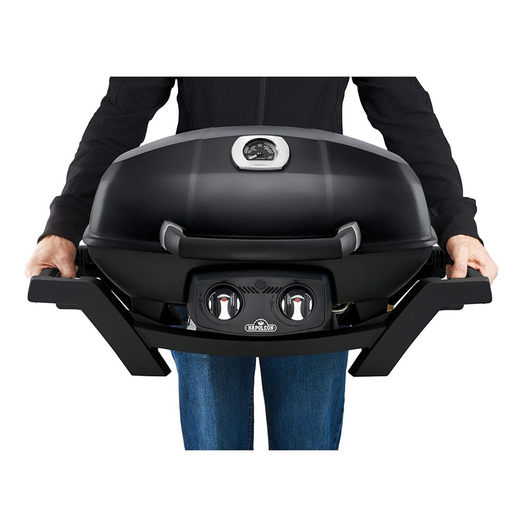 TravelQ PRO285 Propane Gas Grill - Black