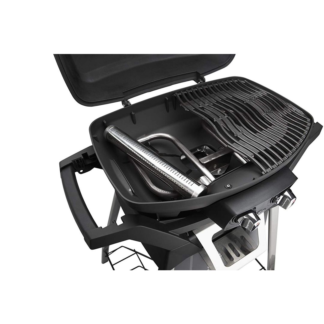 TravelQ PRO285 Propane Gas Grill - Black