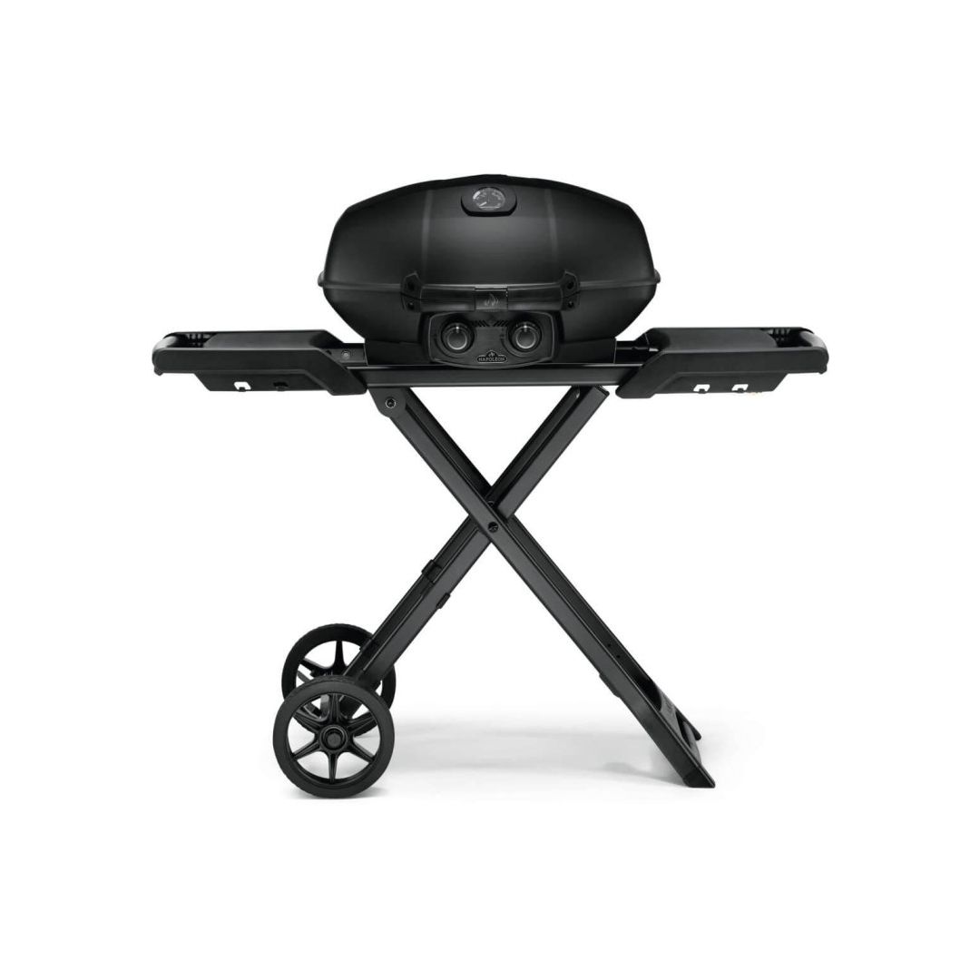 BBQ TravelQ PRO285X Phantom au gaz propane avec chariot - Noir