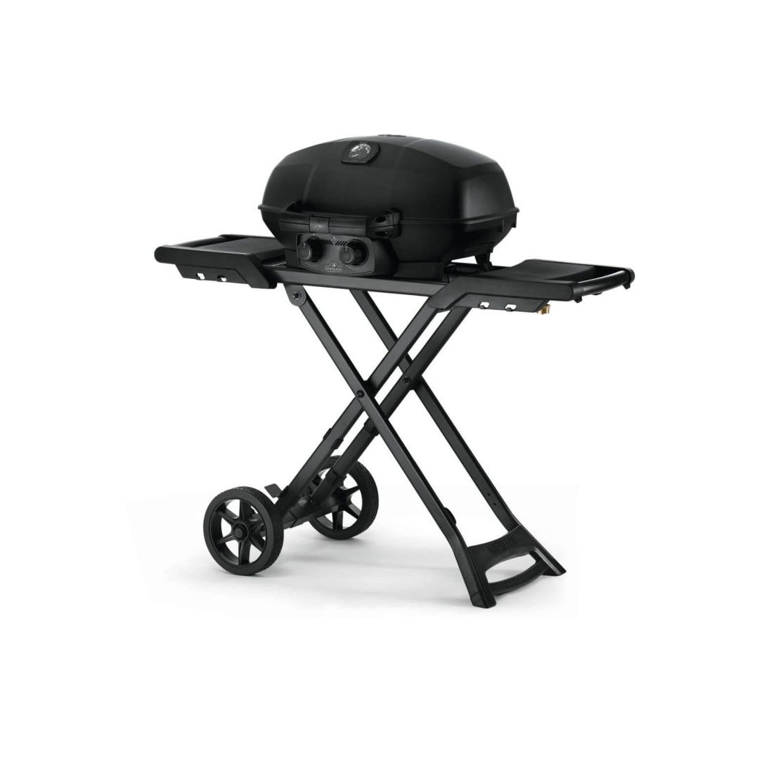 BBQ TravelQ PRO285X Phantom au gaz propane avec chariot - Noir