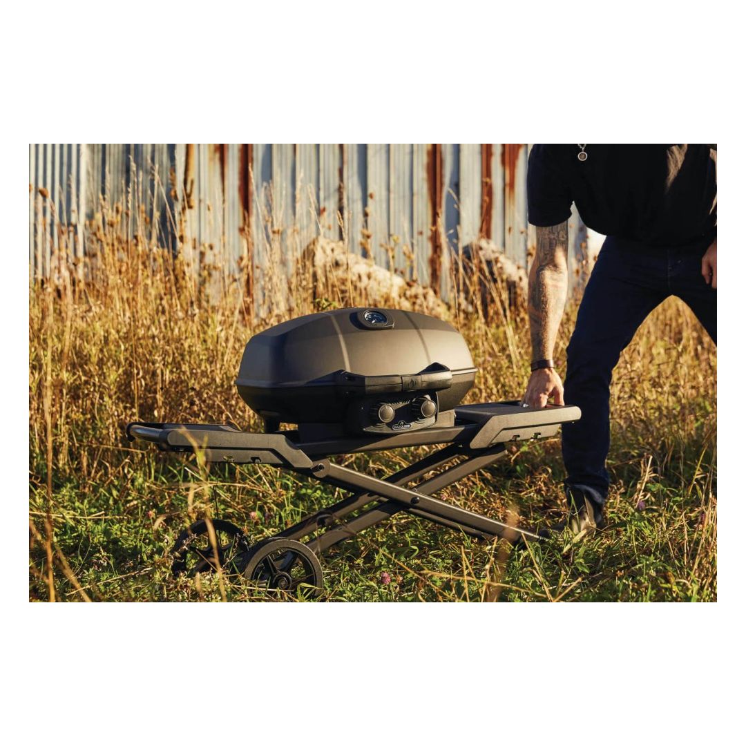 BBQ TravelQ PRO285X Phantom au gaz propane avec chariot - Noir