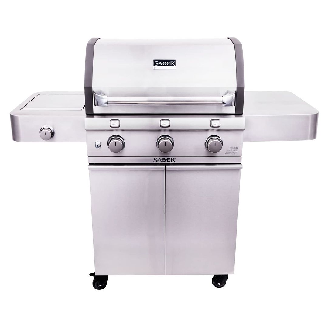 BBQ au gaz propane Deluxe - Acier inoxydable