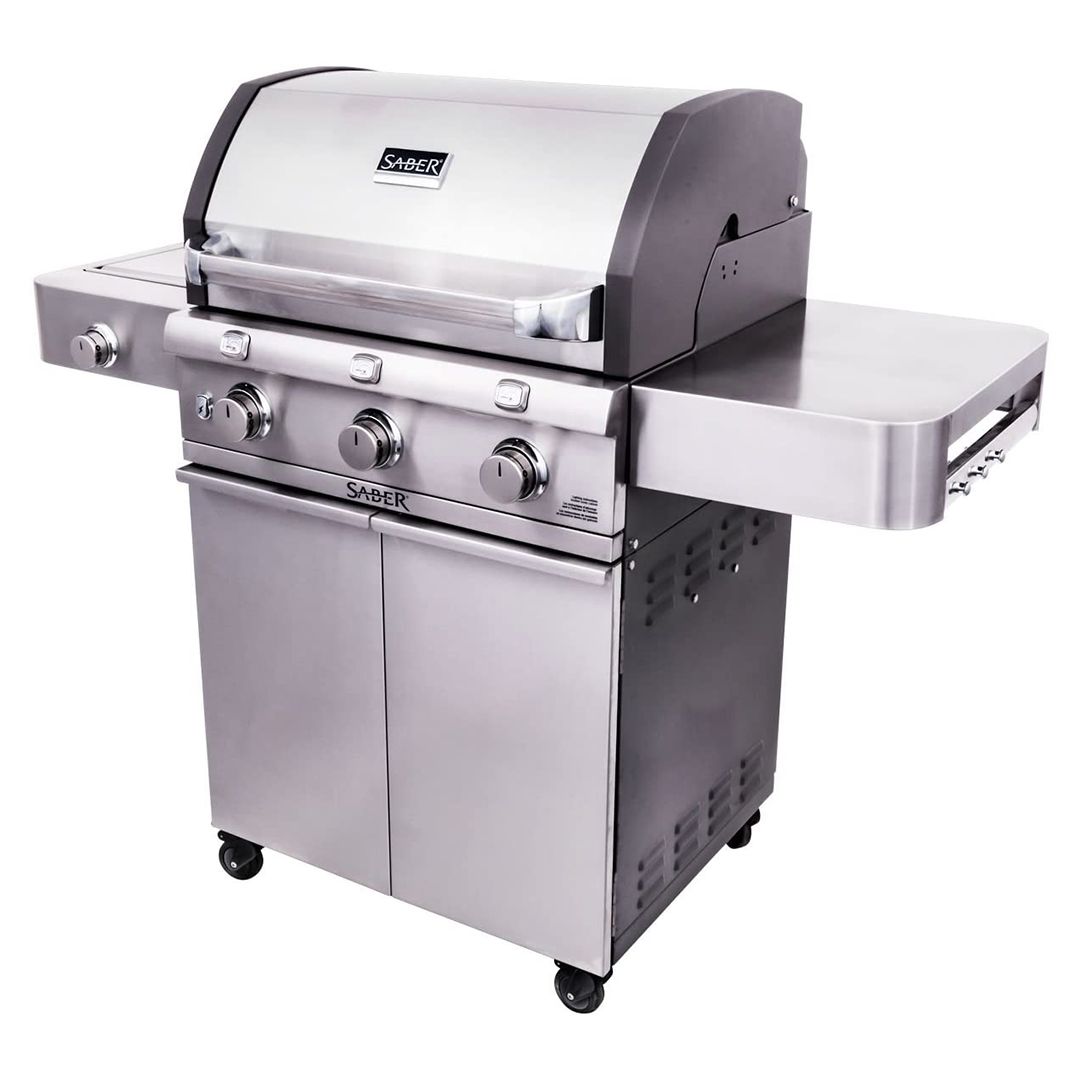 BBQ au gaz propane Deluxe - Acier inoxydable