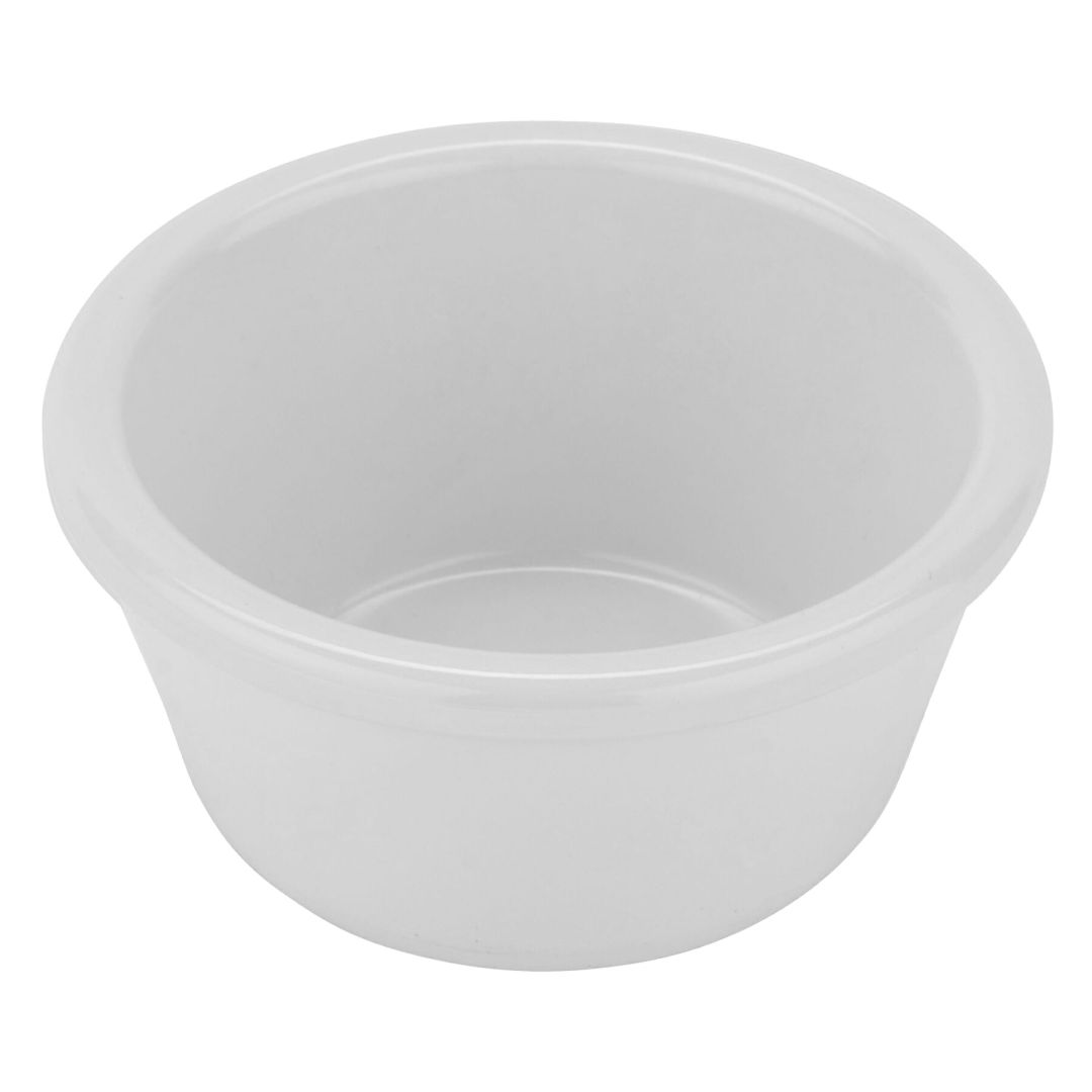 Récipient à condiment en mélamine 3 oz - Blanc