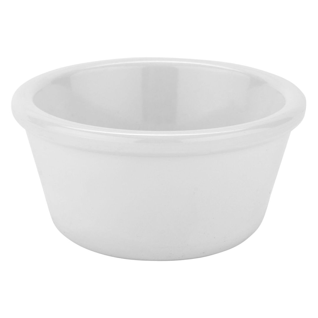 Récipient à condiment en mélamine 3 oz - Blanc