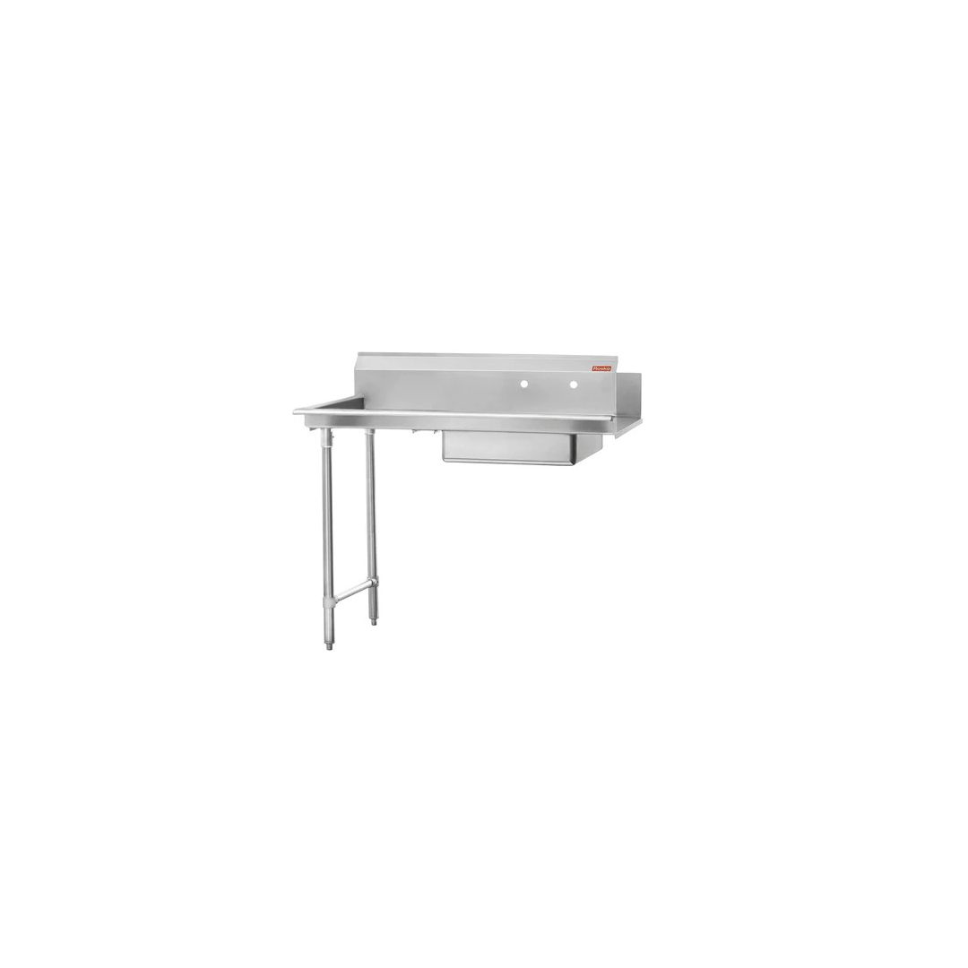 Table de lavage pour vaisselle souillée 36" x 30" - Gauche