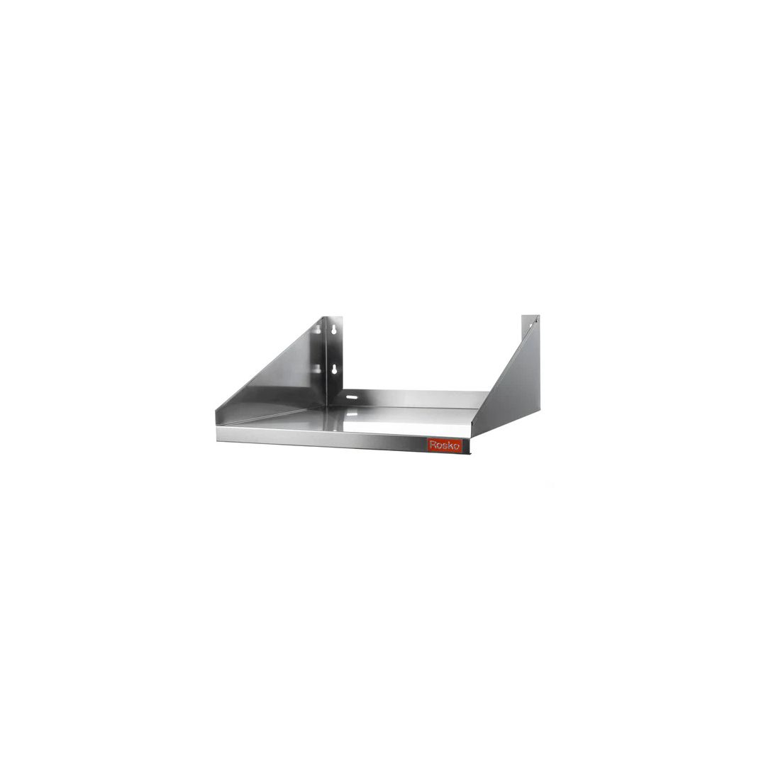 Tablette murale en acier inoxydable pour four à micro-ondes 24" x 24"
