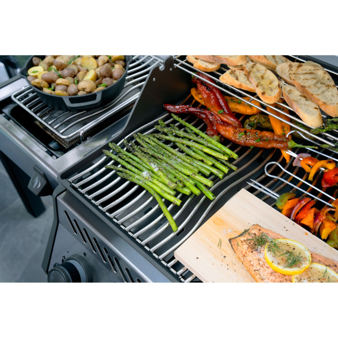 Rogue PRO 525 SIB Propane Gas BBQ with Infrared Side Burner – Stainless Steel