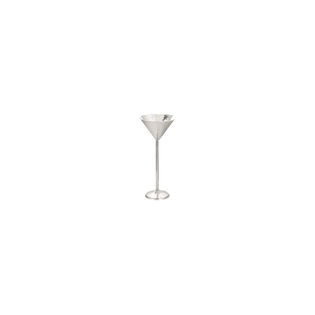 Seau forme verre martini - Acier inoxydable avec grain