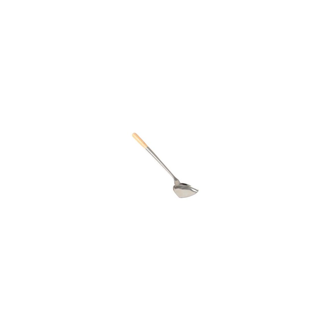 Spatule chinoise en acier inoxydable 19,5"