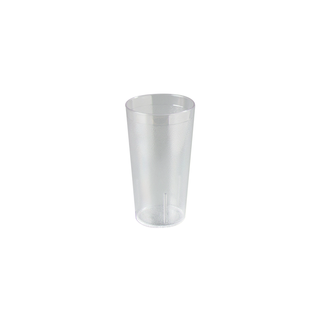 Verre en plastique transparent 16 oz - Stackable