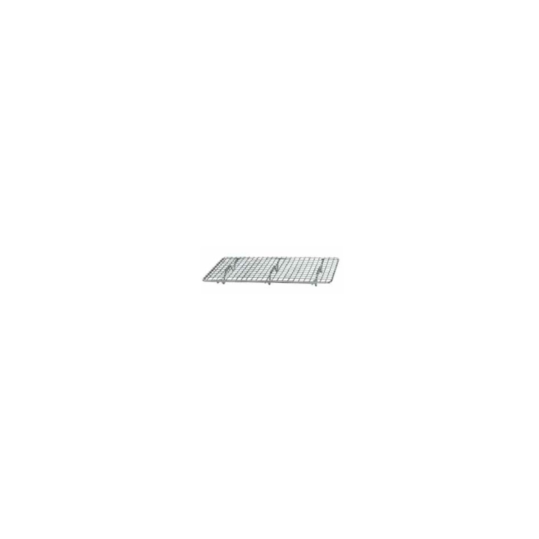 Grille de cuisson en chrome plaqué nickel 10" x 18"