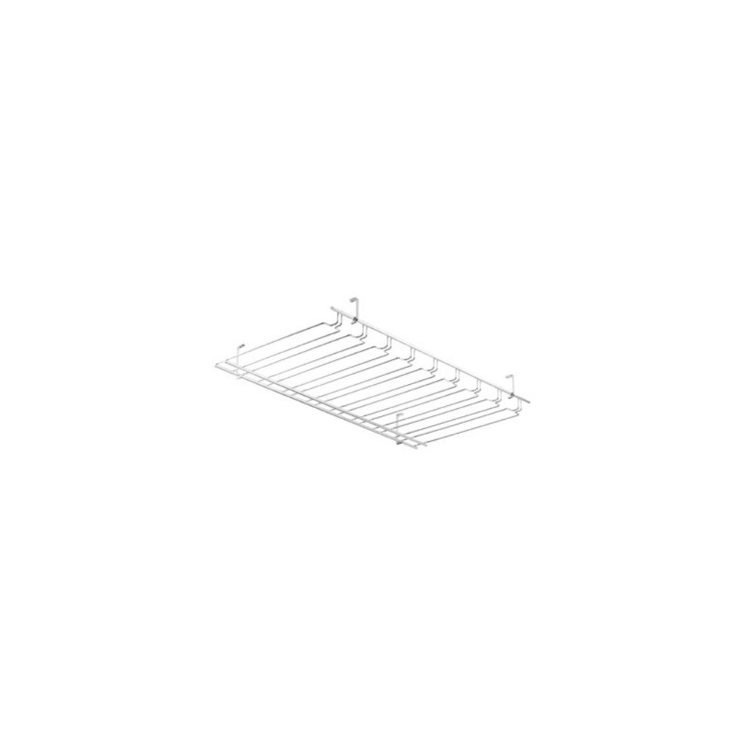 Eight-Slot Chrome Plated Glass Hanger