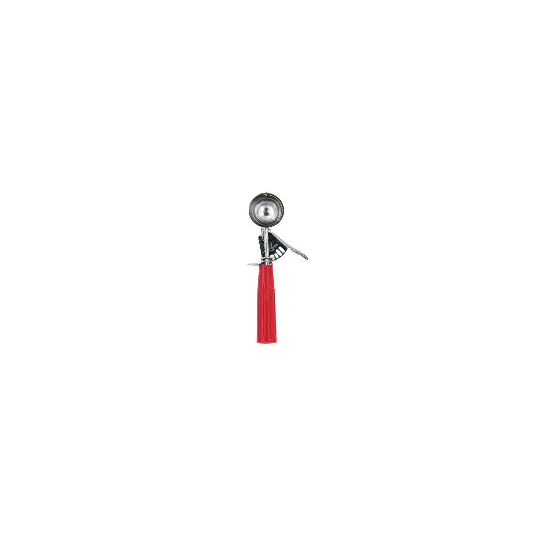 Cuillère à portion à pression 1-1/3 oz - Rouge