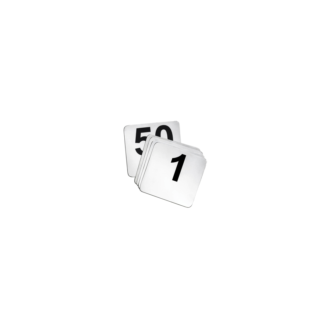 Cartes numérotées 1 à 50