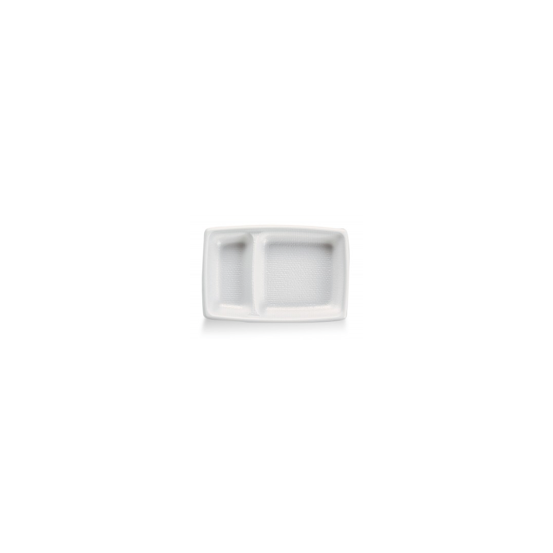 Récipients à deux cavités jetables rectangulaires 12 oz (caisse de 2000)