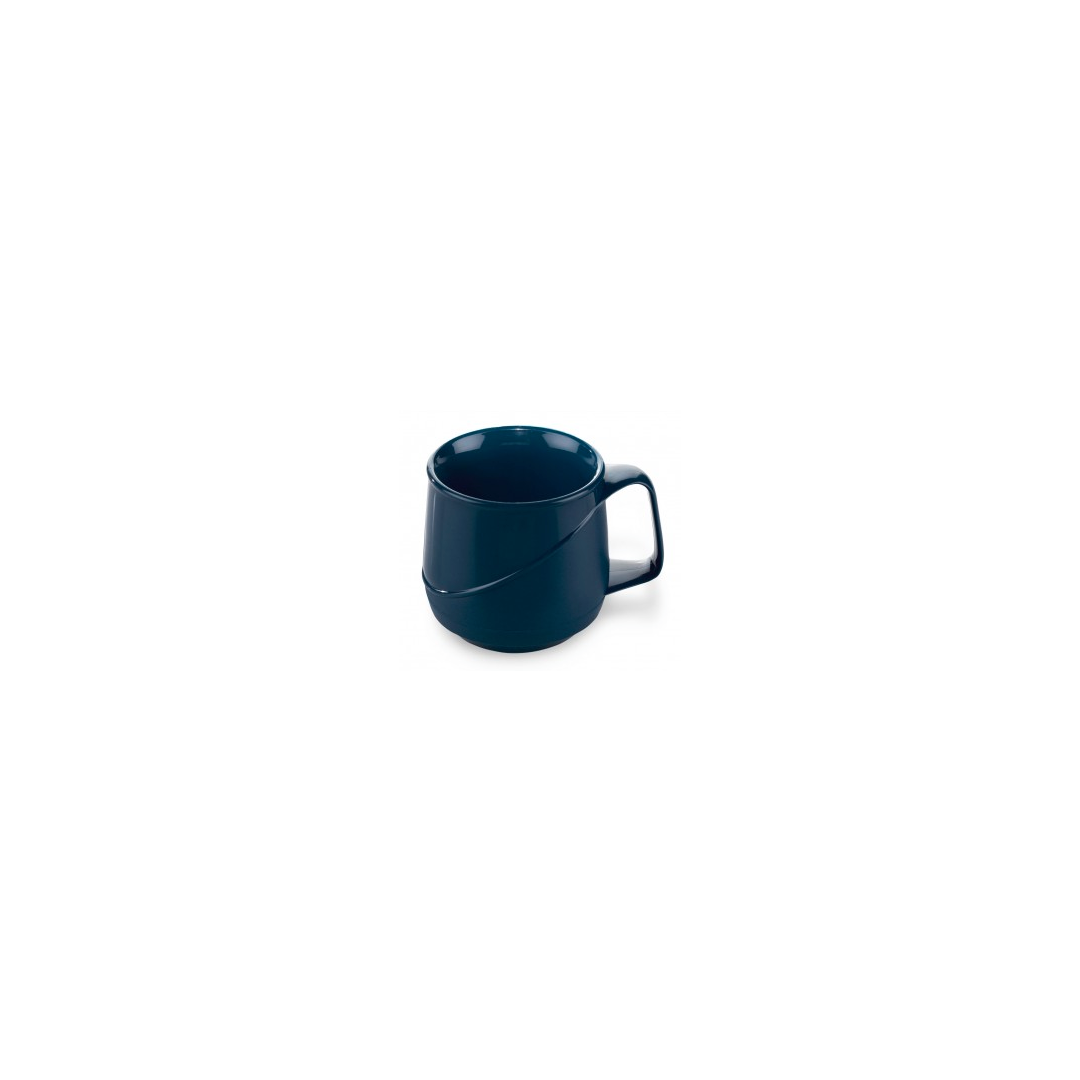 Mugs en plastique isolants Allure 8 oz - Bleu (caisse de 48)