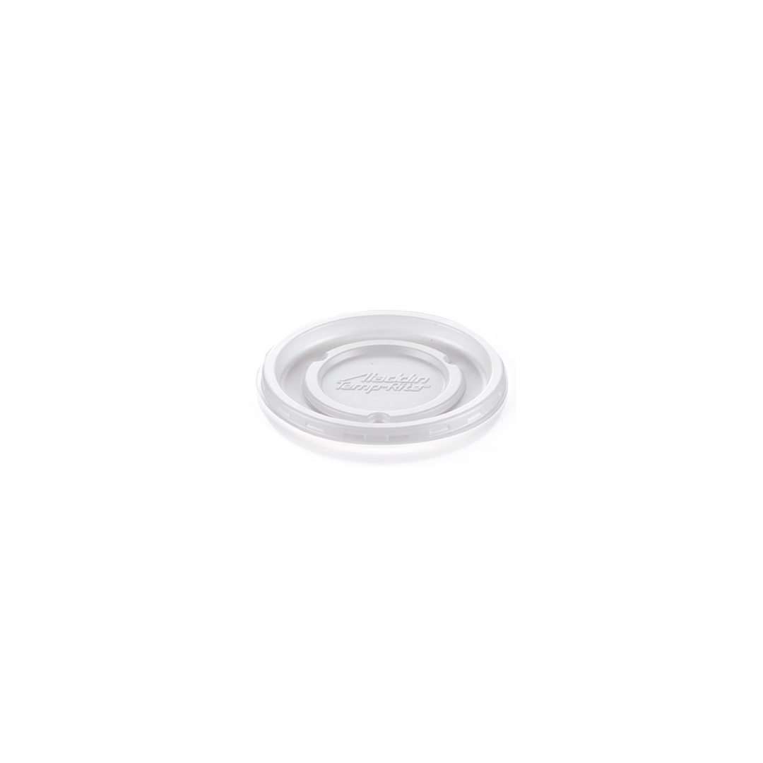Couvercles jetables ronds pour bols de 8,10 et 12 oz (caisse de 1000)