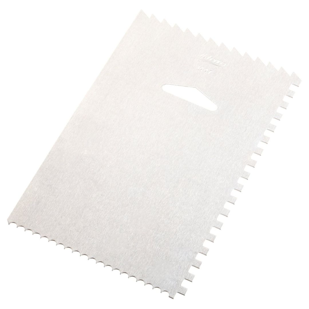 Peigne de décoration en aluminium 6" x 4"