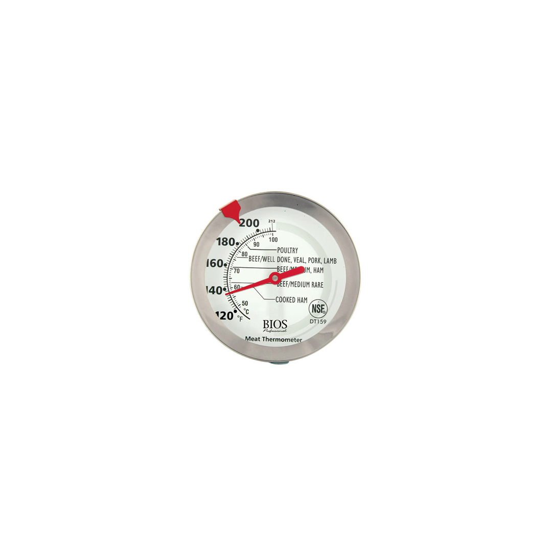 Thermomètre à viande et à volaille à cadran (120°F à 212°F)