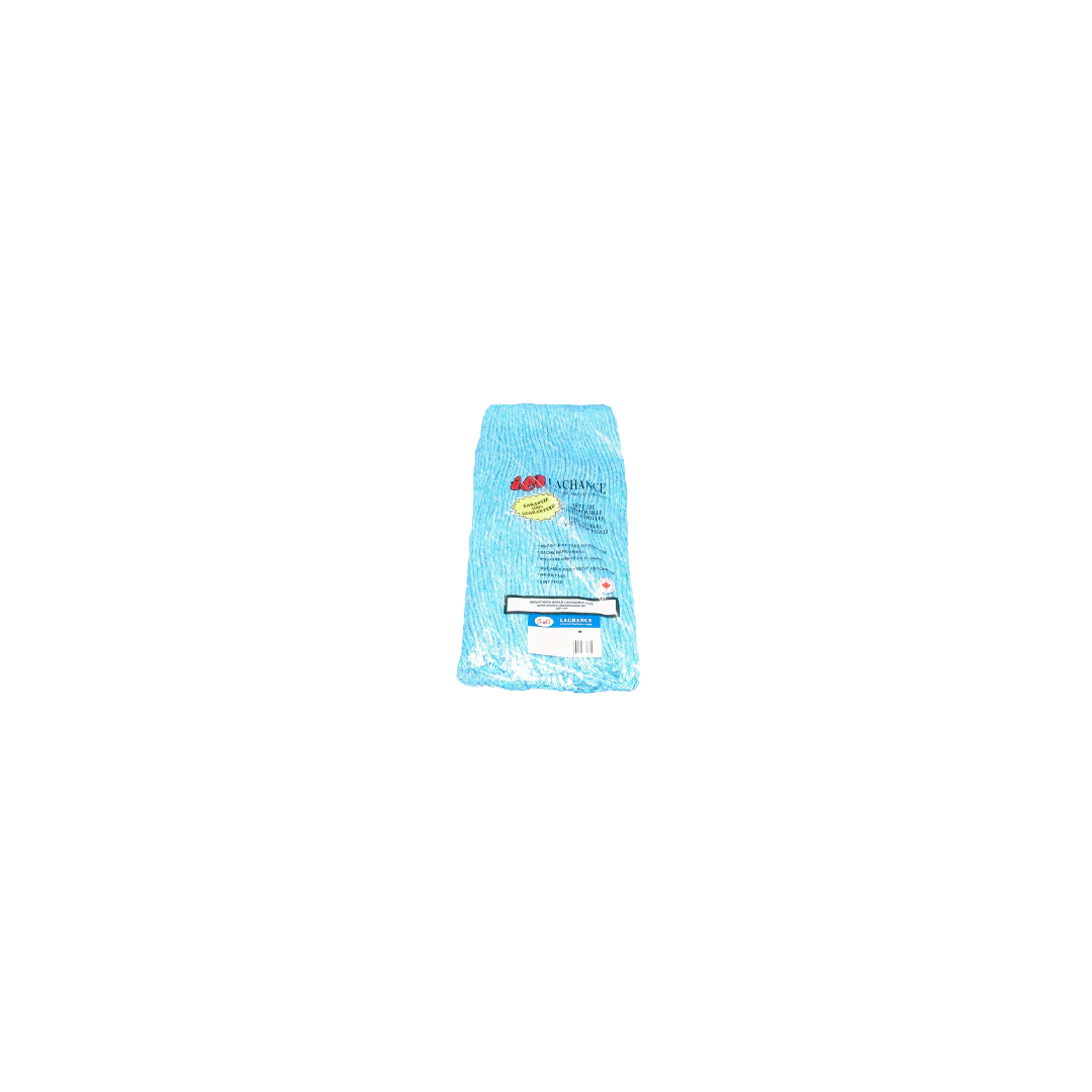 Tête de vadrouille bleue