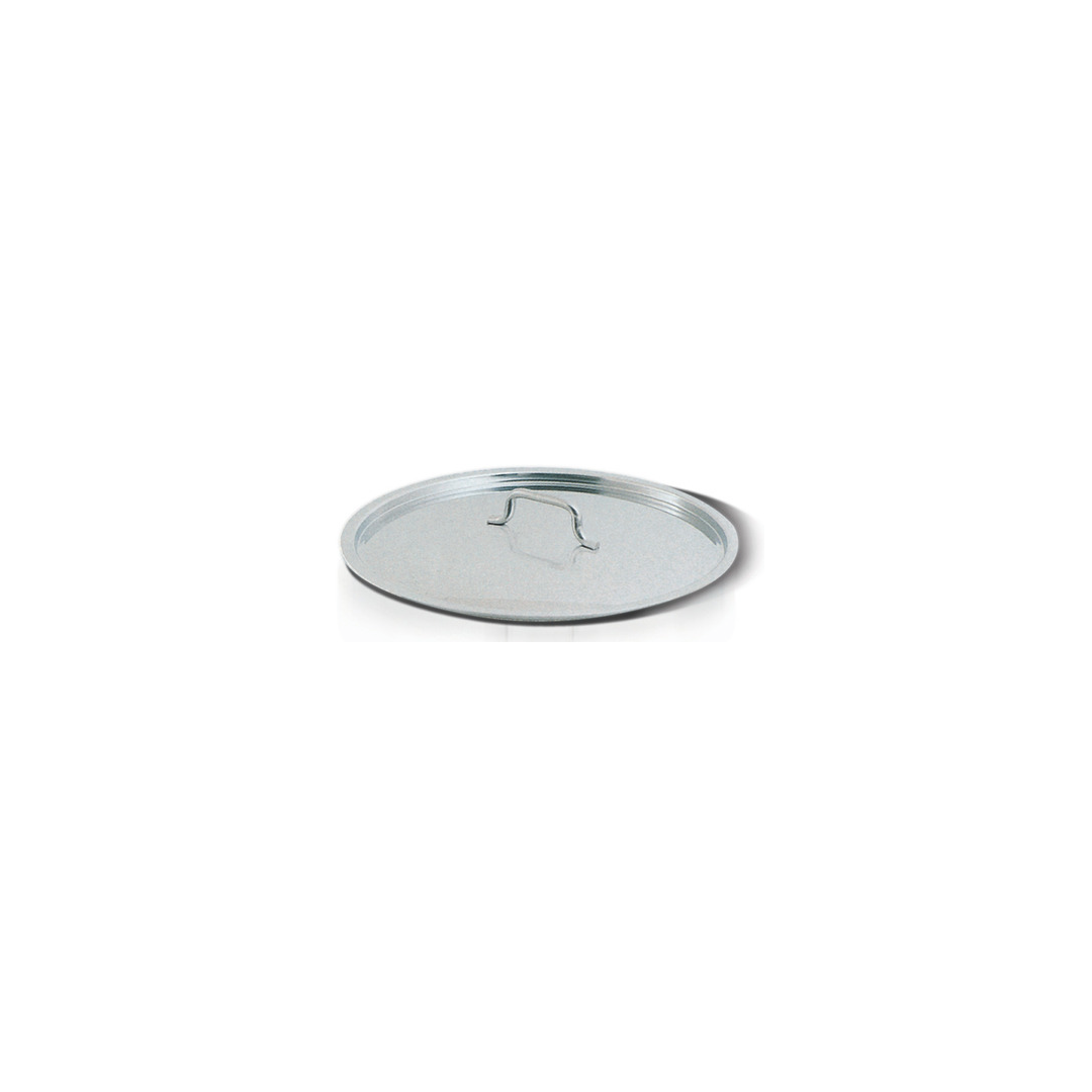 Couvercle en acier inoxydable pour contenant en acier inoxydable 12,5"