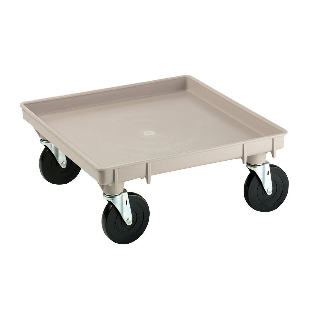 Chariot en copolymère pour paniers pleine grandeur Traex - Beige