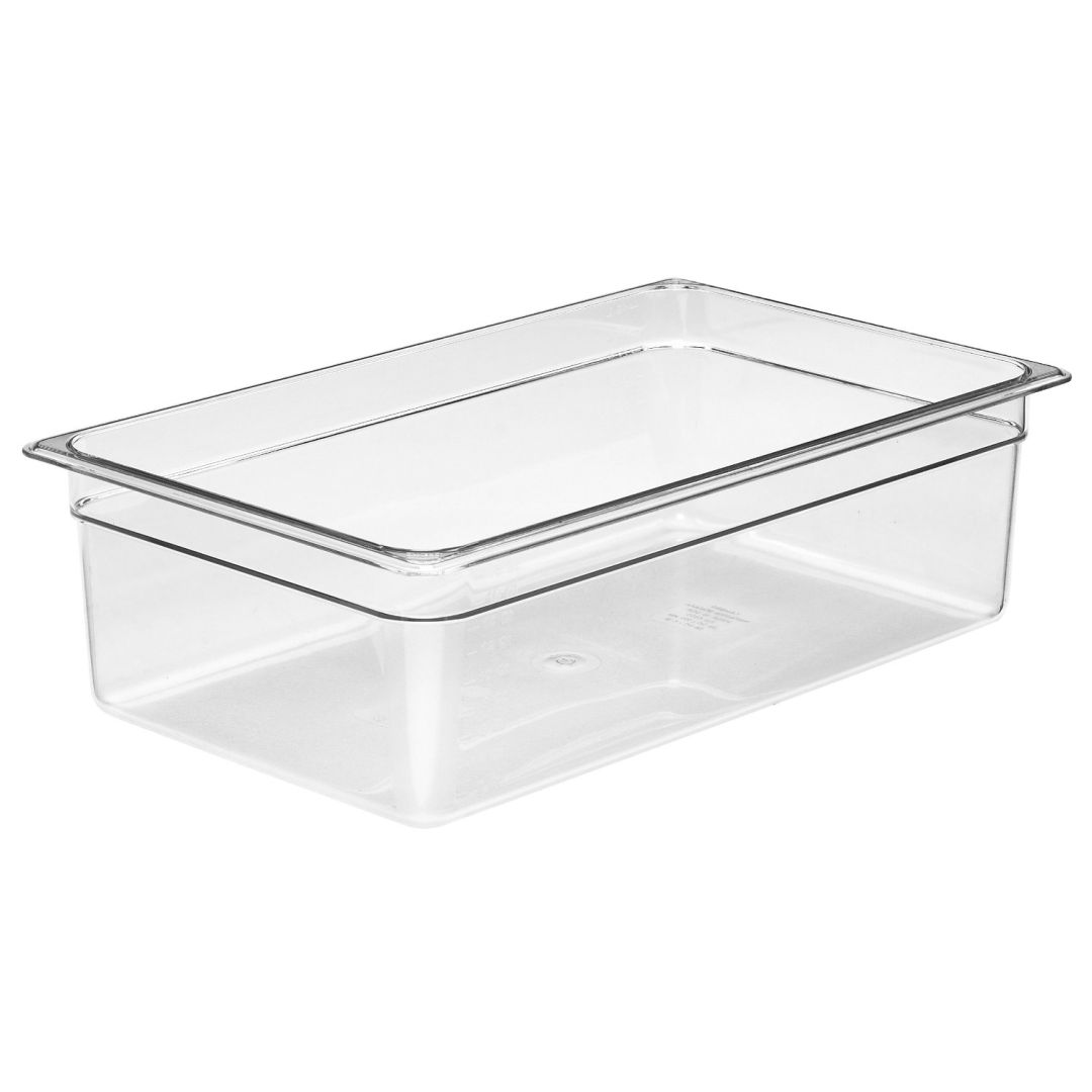 Bac gastronome transparent Camwear 6" - Pleine grandeur