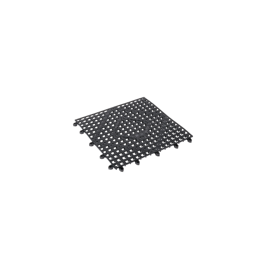 Tapis de bar Versa Mat 12" x 12 " - Noir