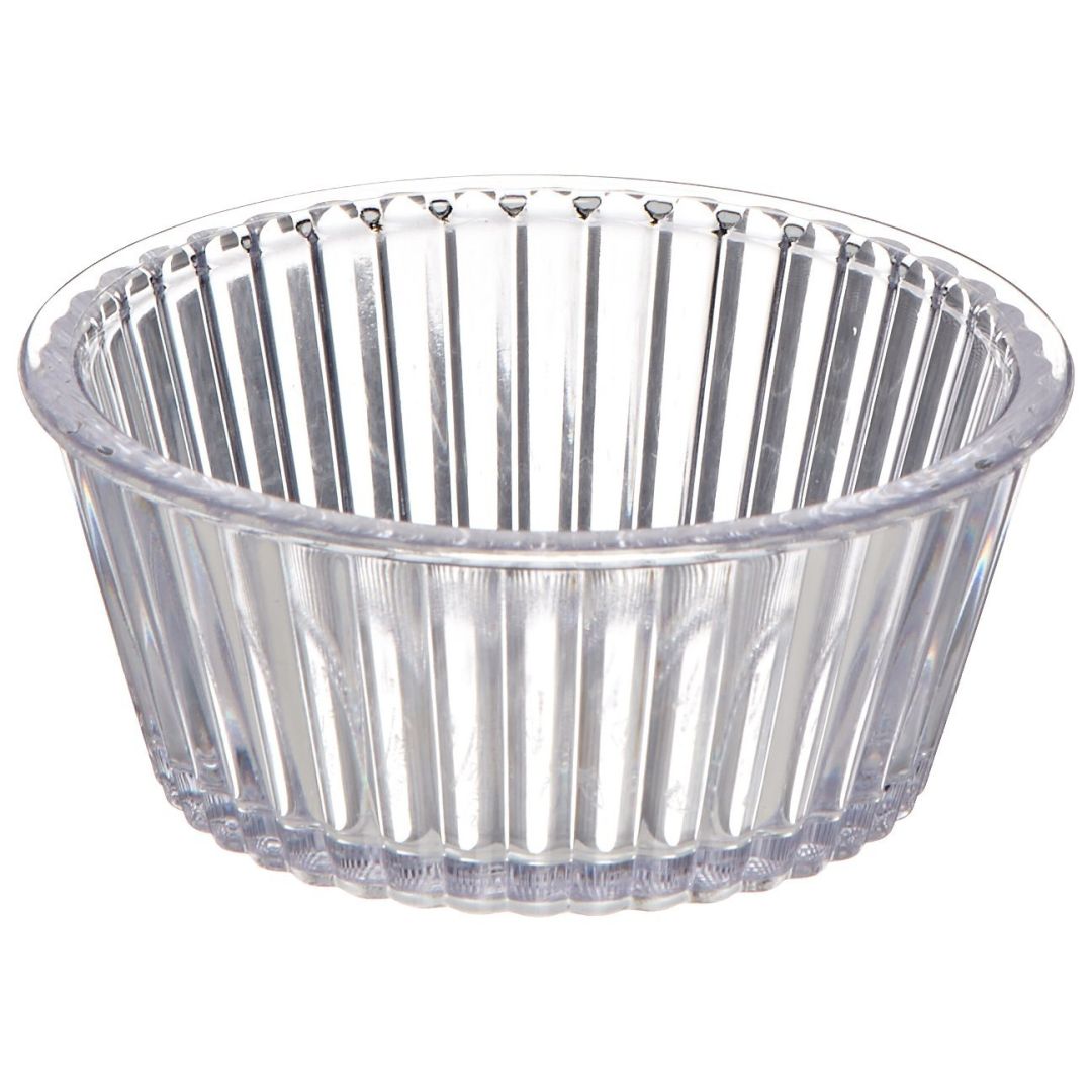 Récipient à condiment en plastique 4,5 oz - Transparent
