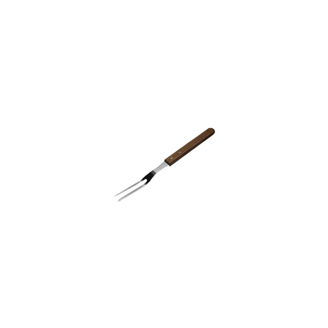 Fourchette à viande en acier inoxydable 20" - Bois