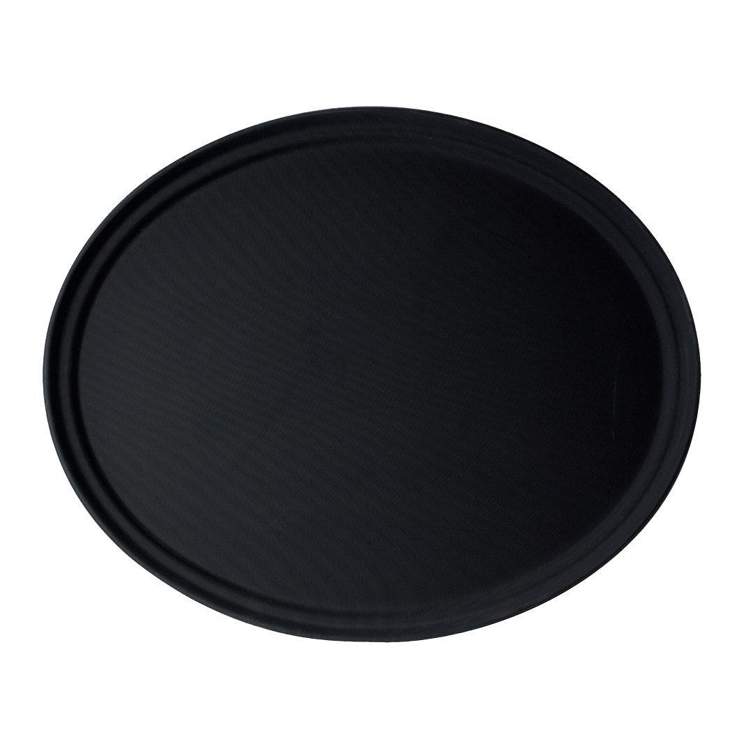24" x 29" Camtread Oval Serving Tray - Black