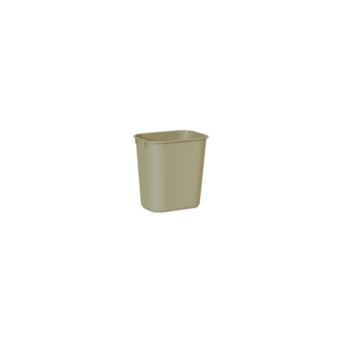 Poubelle rectangulaire 12,3 L - Beige