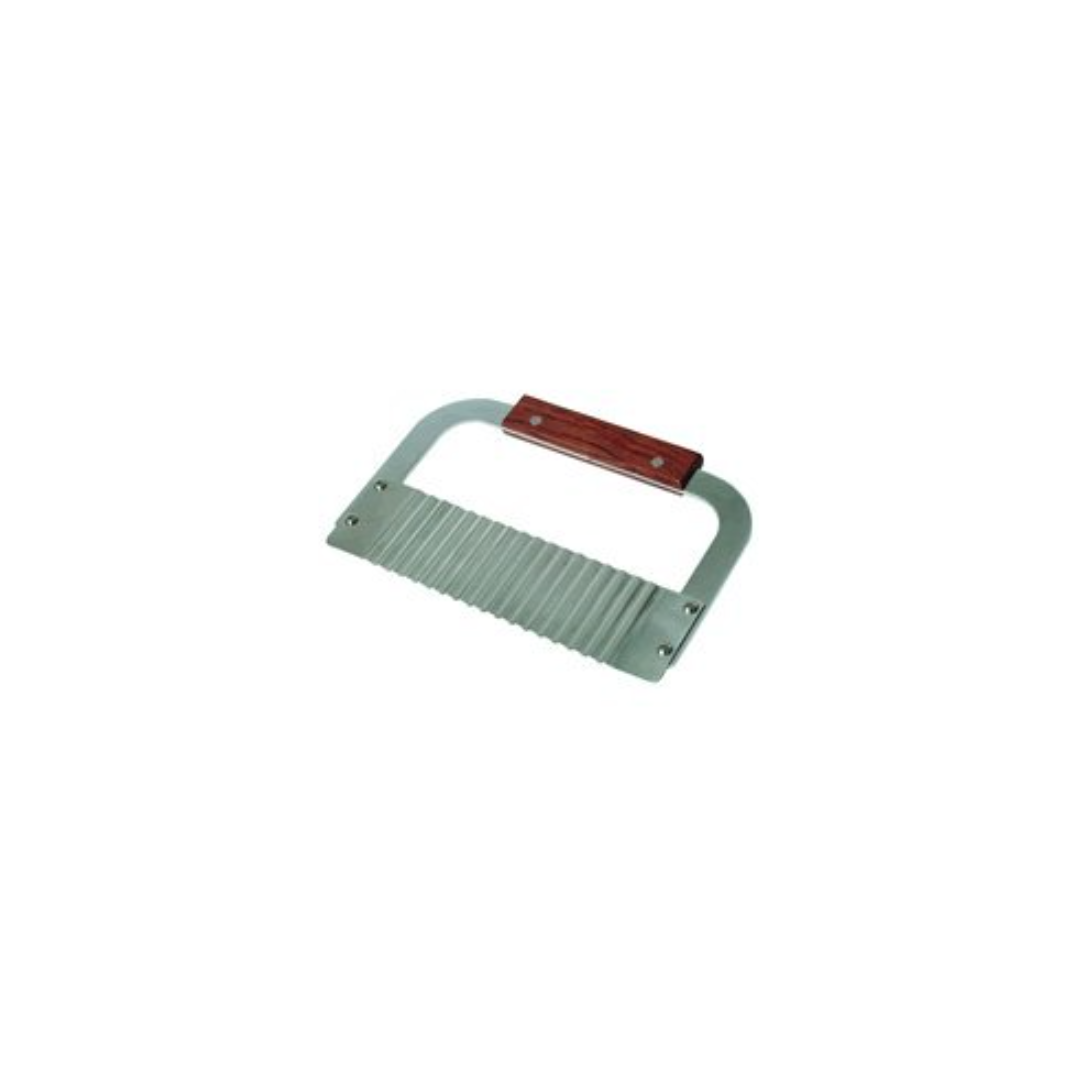 Découpoir ondulé en acier inoxydable 7,25"