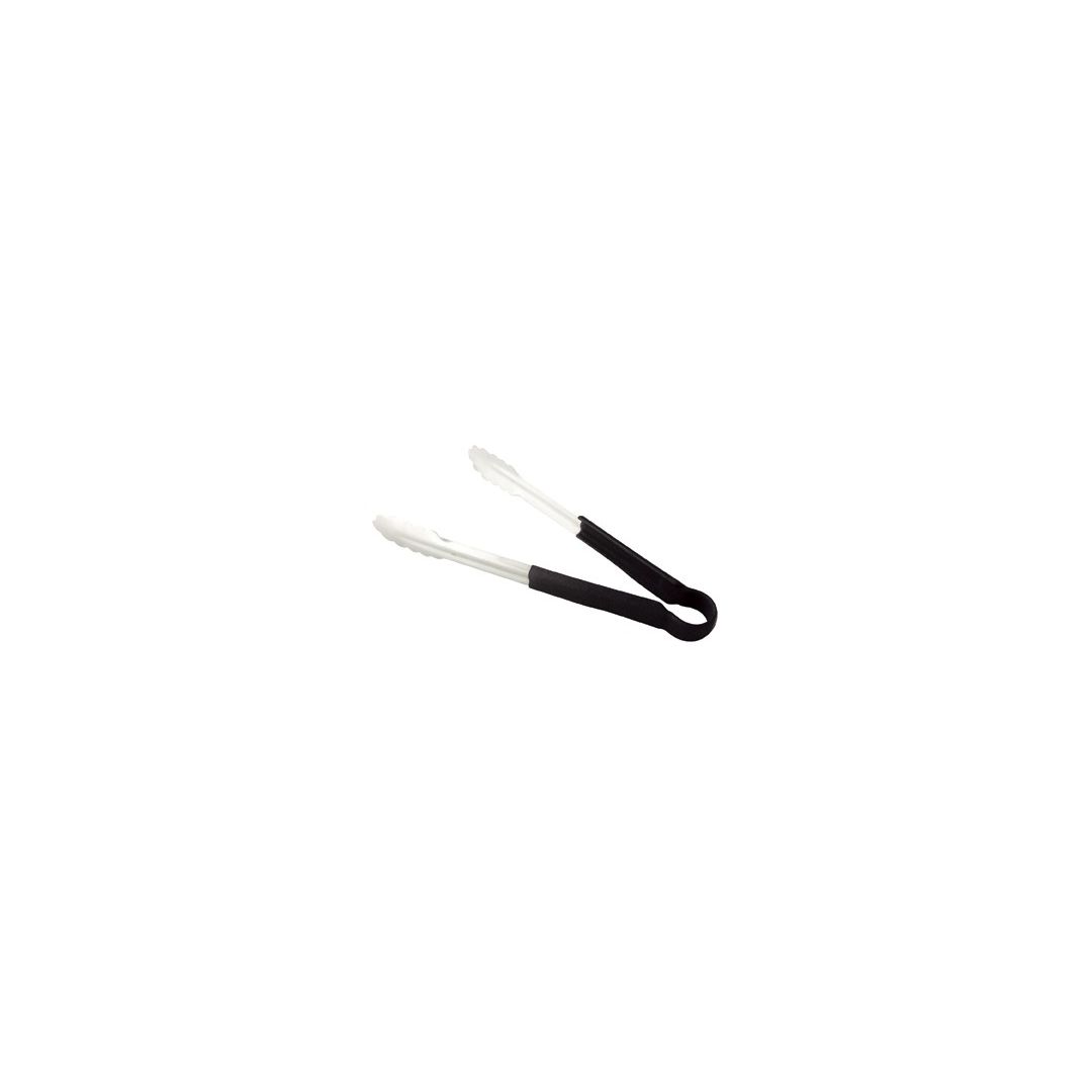 Pinces en acier inoxydable avec manche en plastique épaisses 16" - Noir