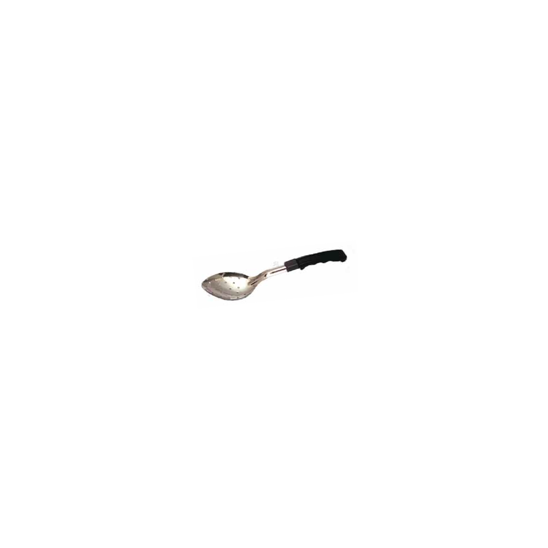Cuillère de service perforée avec manche en plastique 13"