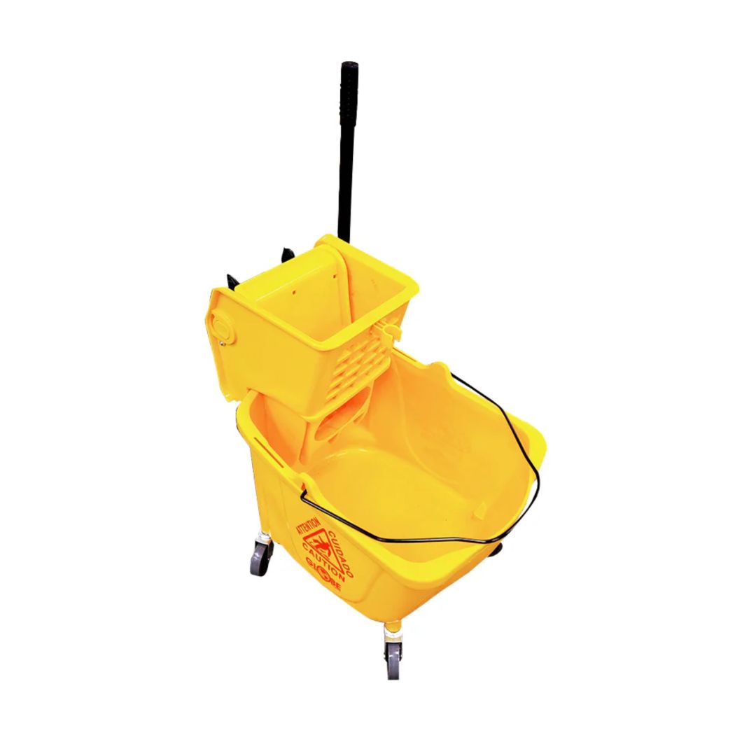 Ensemble seau et essoreuse 35 L - jaune