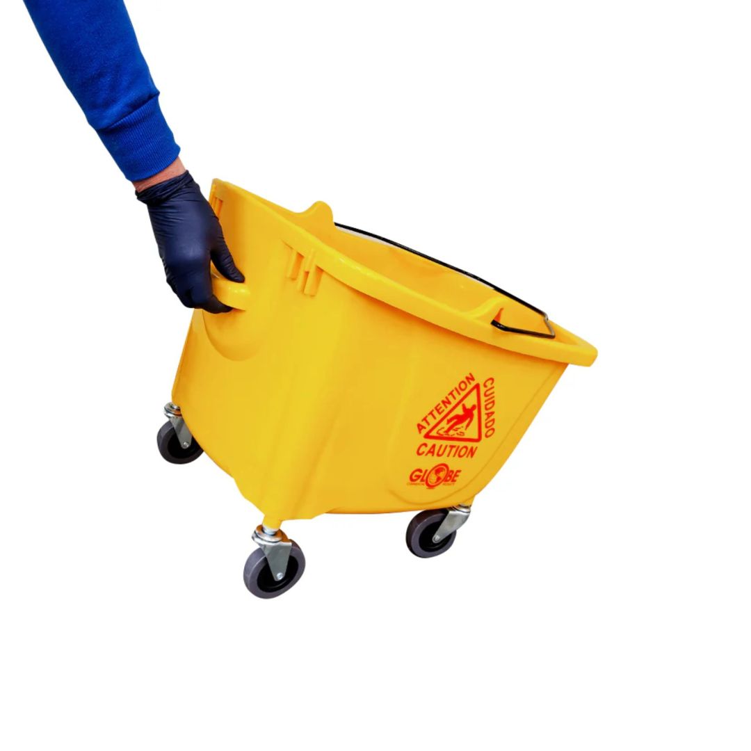 Ensemble seau et essoreuse 35 L - jaune
