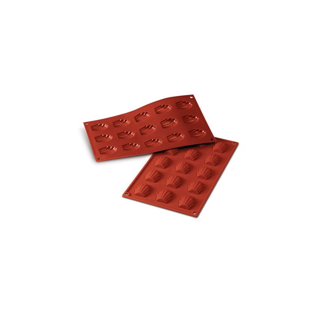 Moule en silicone mini-madeleines 15x10ml