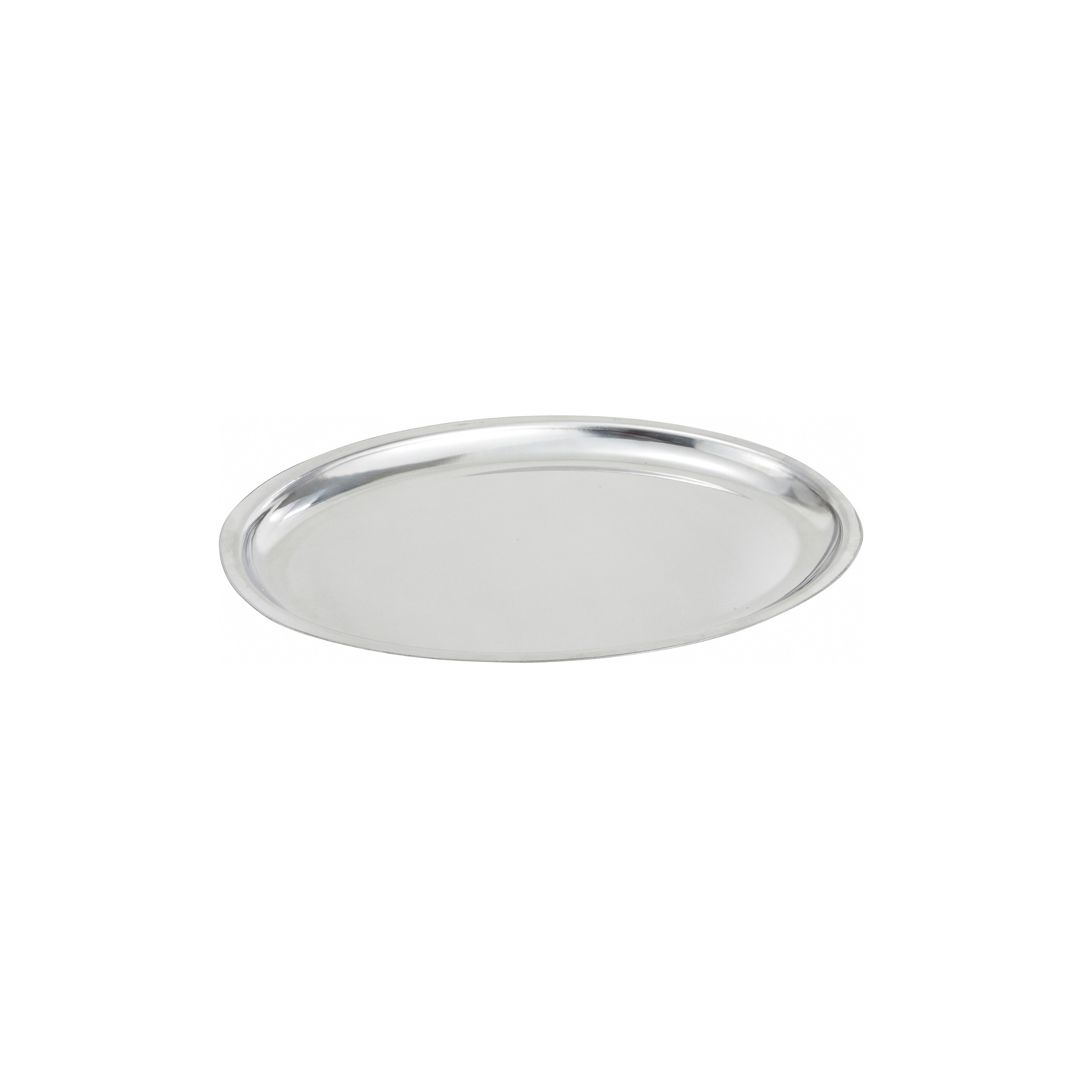 Assiette à fajita ovale en A/I 11"