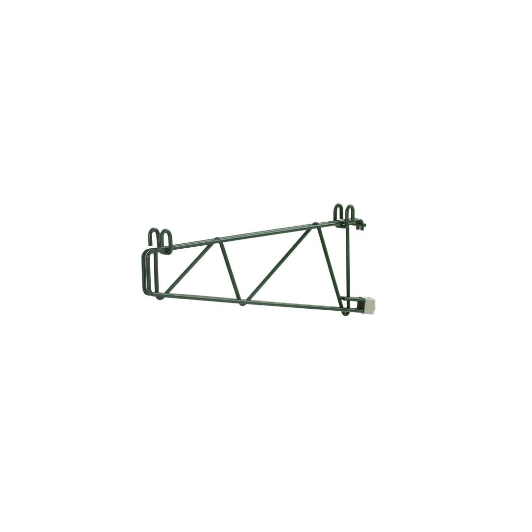 Support mural double recouvert d'époxy Super Erecta 14"