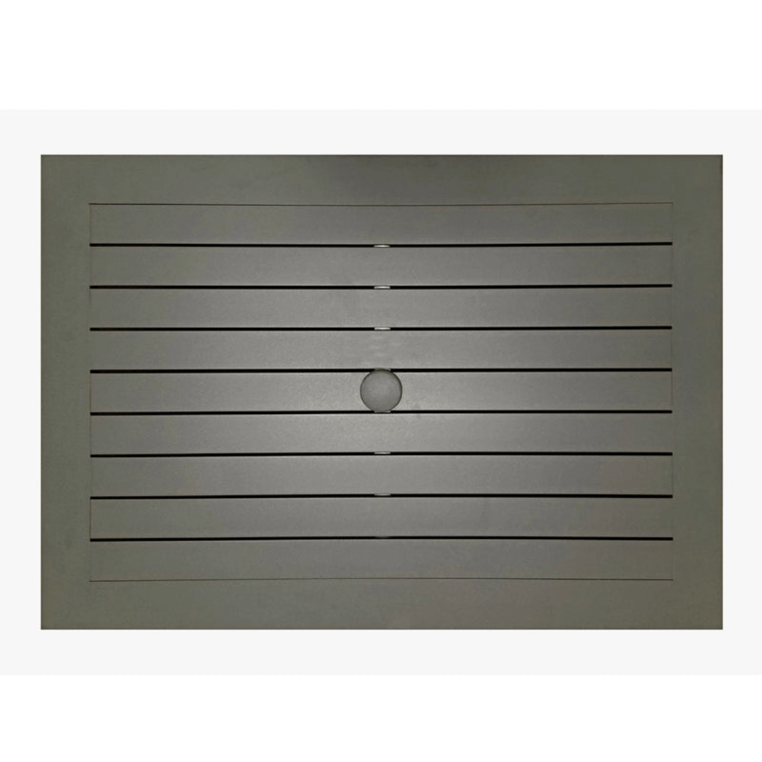 Table rectangulaire en aluminium Sigma 48" x 34" - Noir Volcanique