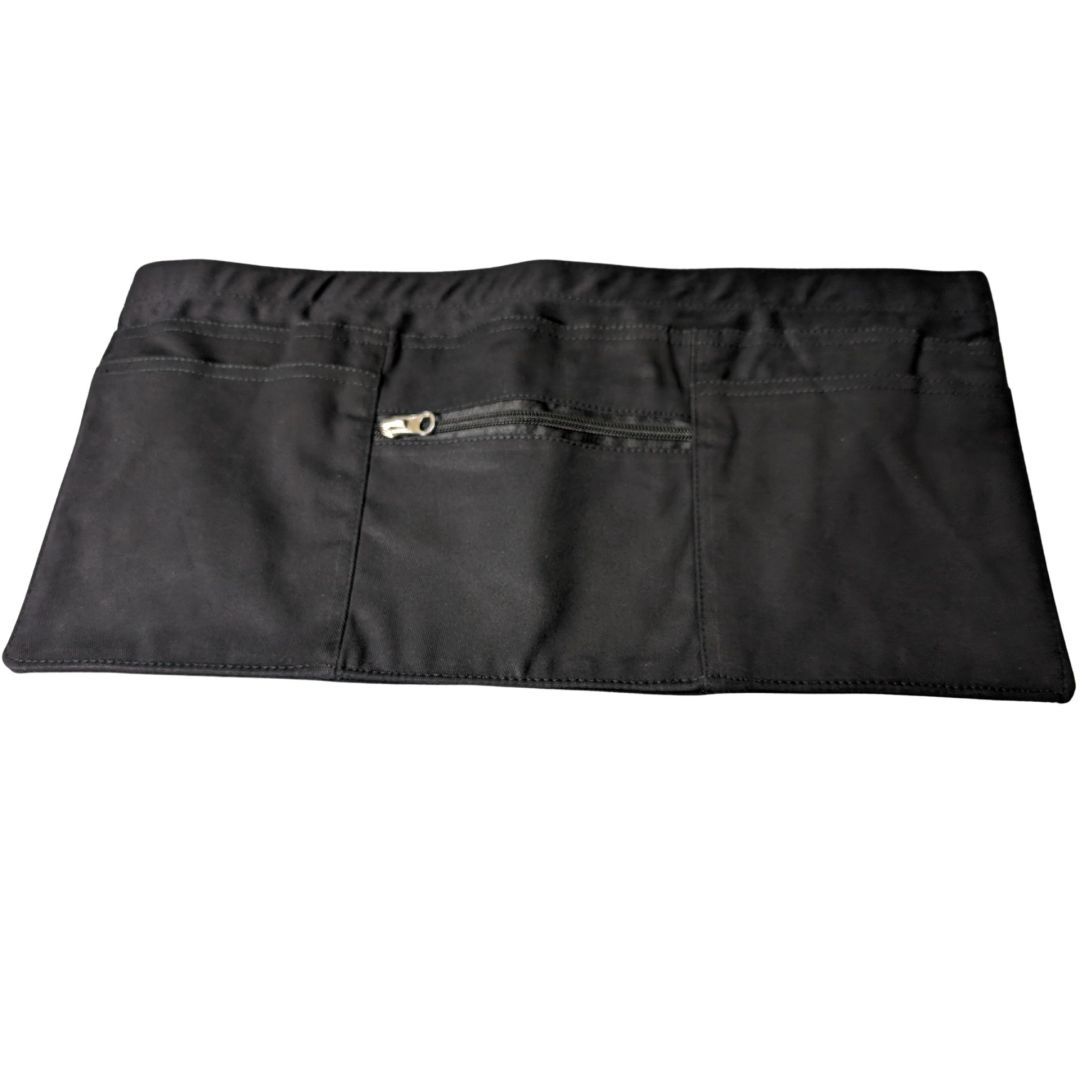 Tablier de taille pour serveur en coton - Noir