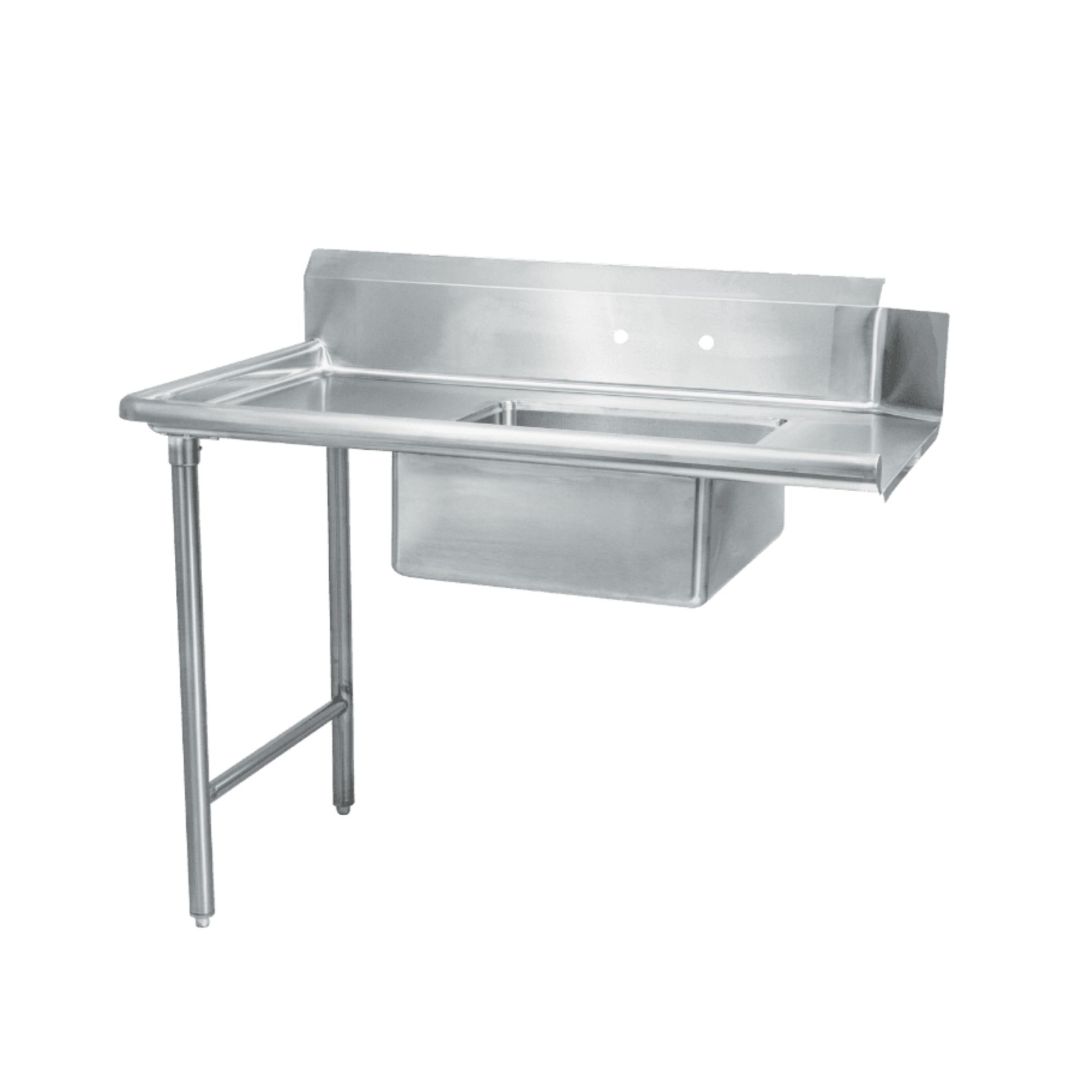 Table à vaisselle souillée en acier inoxydable à gauche du lave-vaisselle 30" x 36"  