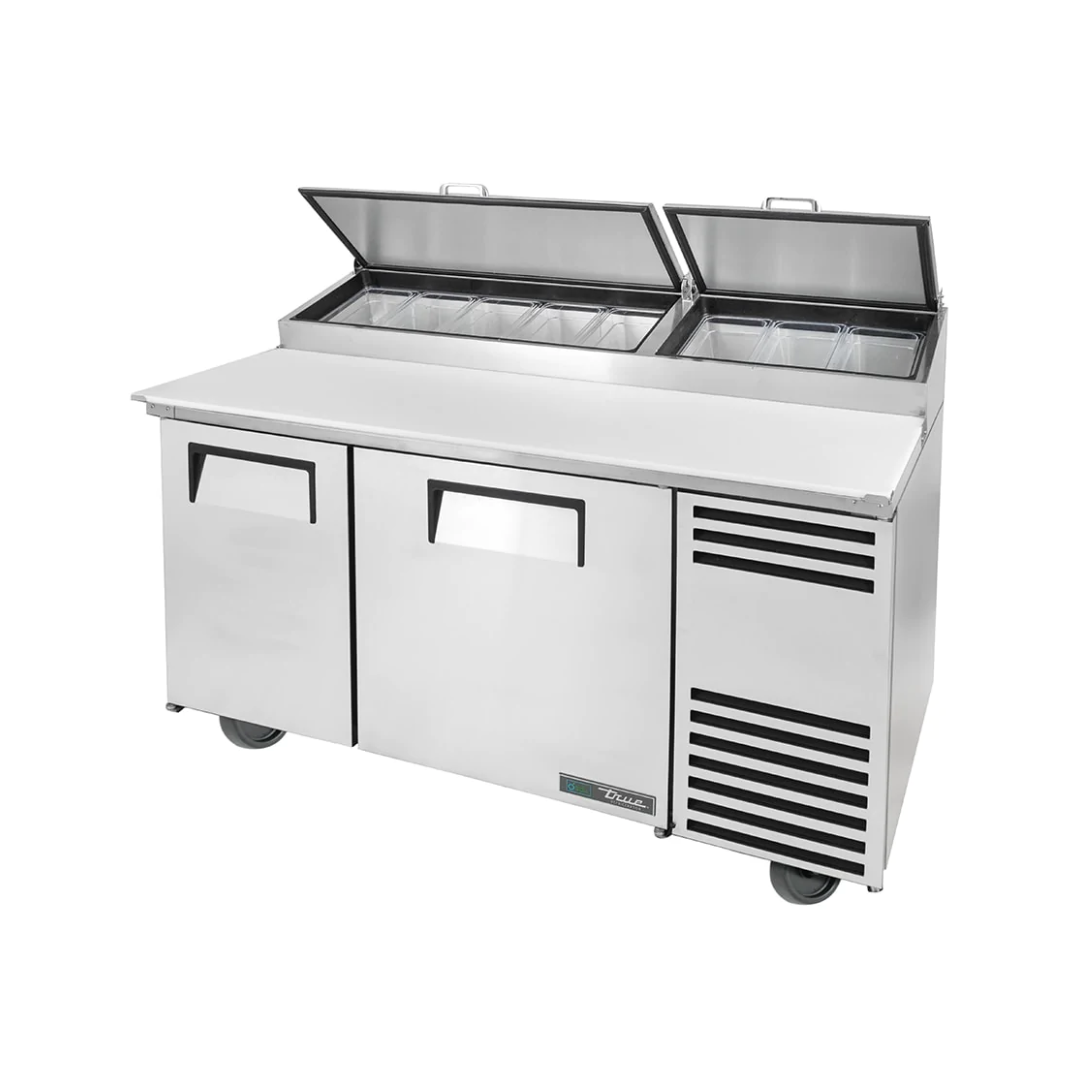 Table de préparation à pizza réfrigérée 60" - 16 bacs