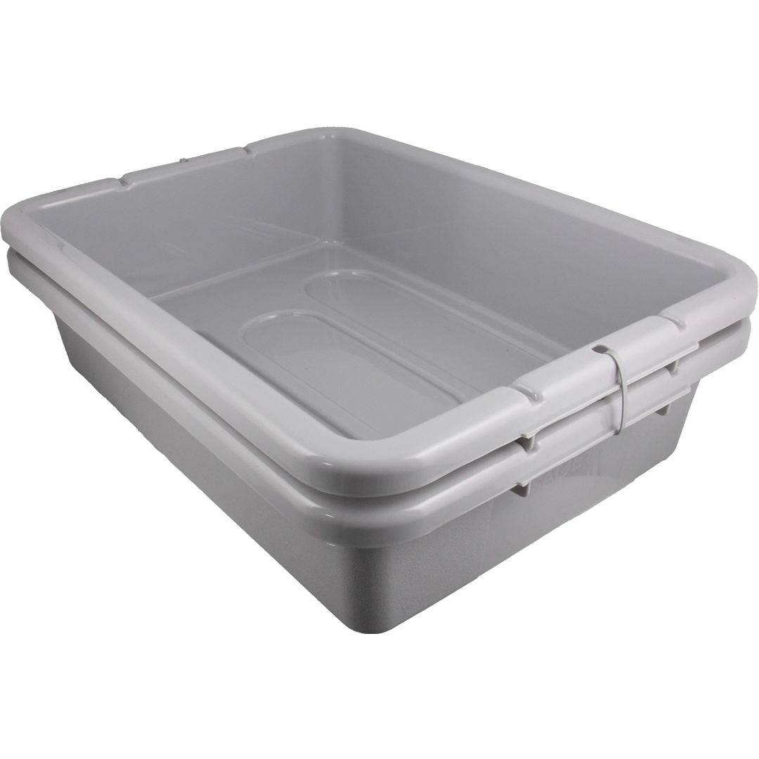 Bac tout usage 20" x 15" x 5" - Gris (2/pqt)