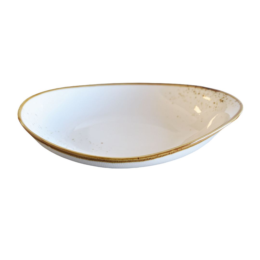 Bol oval 11"x 9,5"  - Blanc