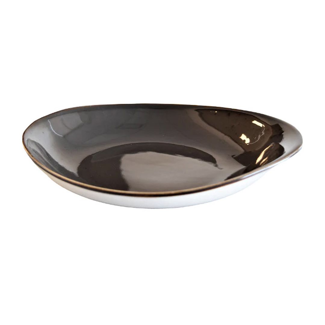 Bol oval 11''x 9,5''  - Brun