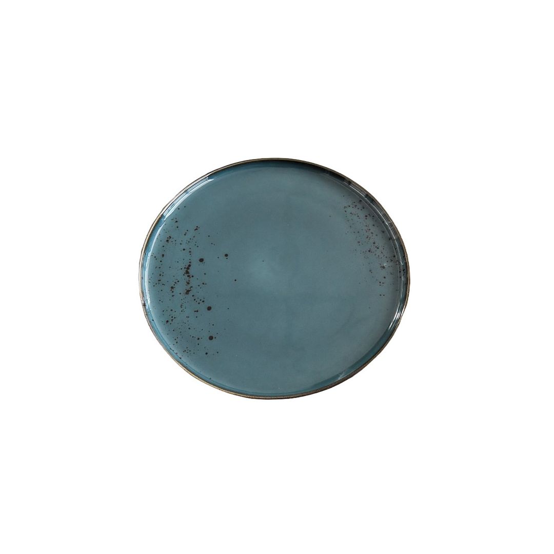 Assiette ronde 9'' - Nouveau bleu